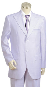 Pinstripe 2pc Zoot Suit Set - Lavender