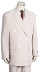 Pinstripe Double Breasted Seersucker 3pc Zoot Suit Set
