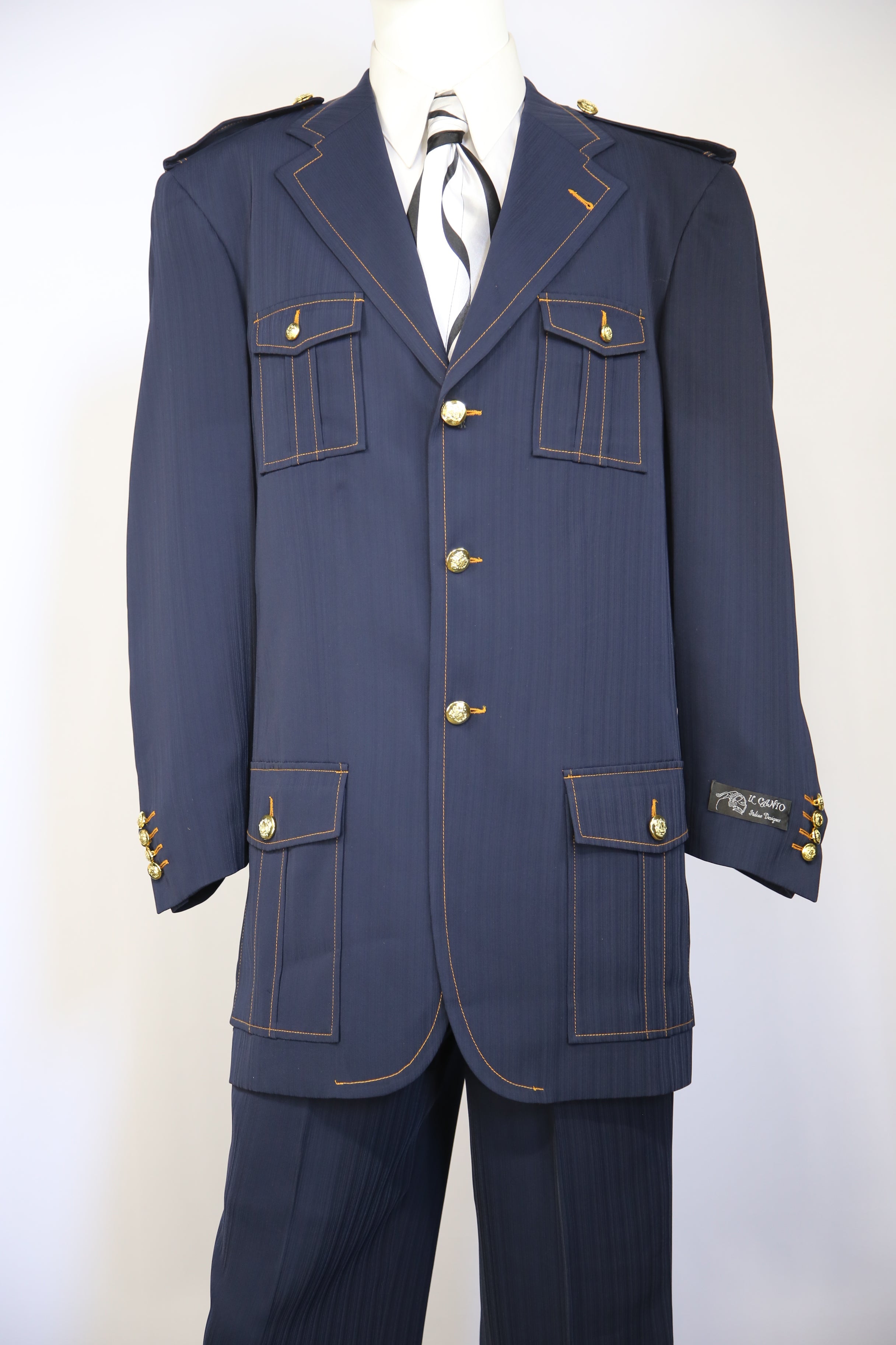 Naval Style  2pc  Zoot Suit Set