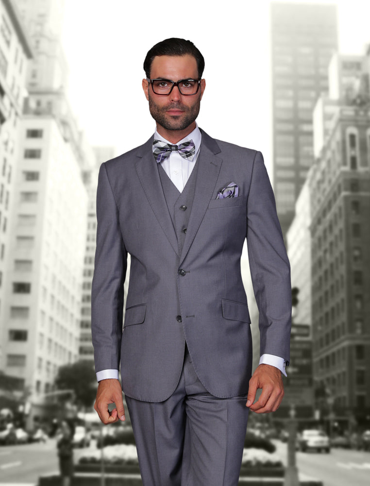 Jet black Italian tropical three piece suit | Three piece suit, Waistcoat  designs, 3 piece suits