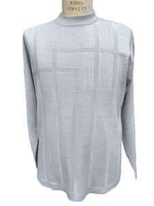 Grid Sect Thermal Long Sleeve Shirt - Grey
