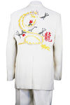 Chinese Dragon Embroidered 2pc Zoot Suit Set