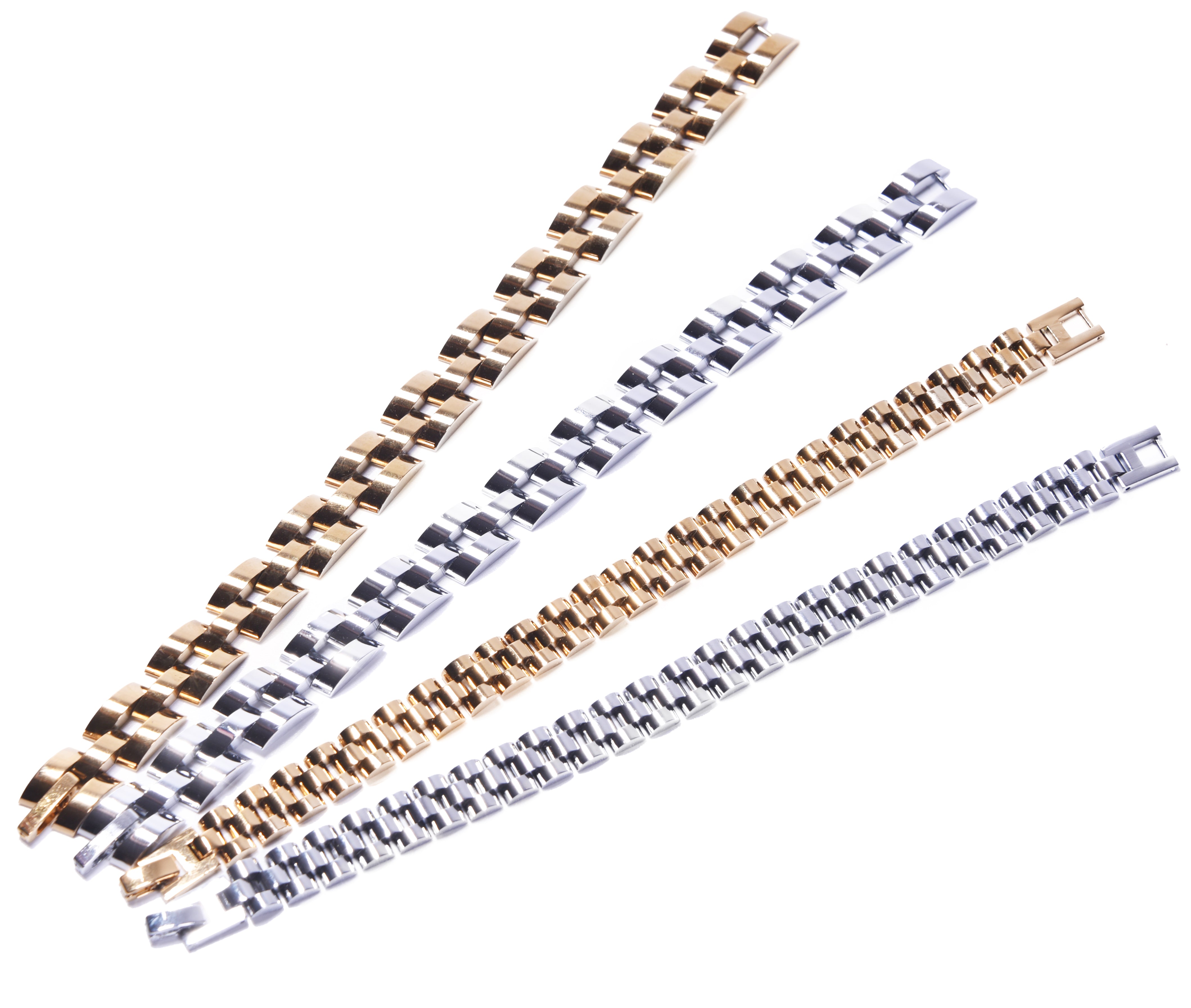 Gold Plated Wrist Chain - Large Links